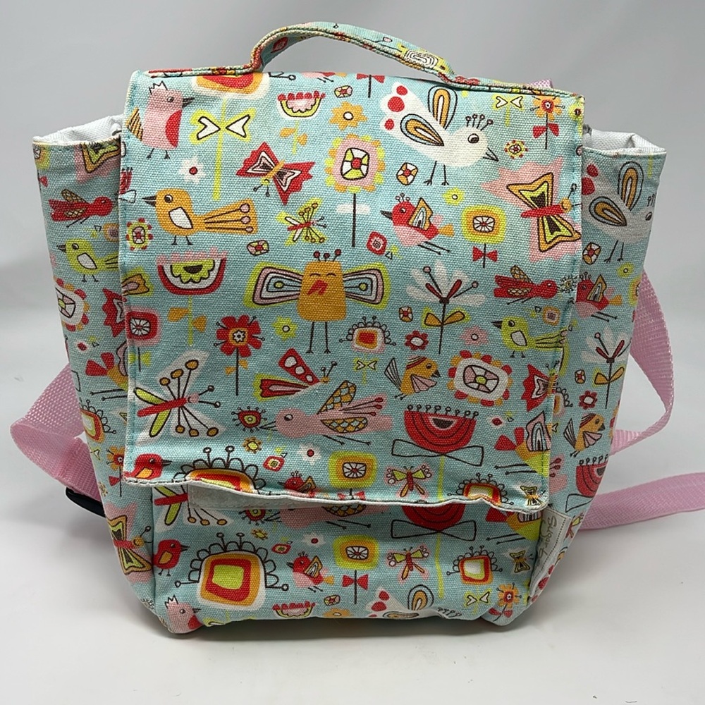 SUGAR BOOGER: Bird, Flowers, Butterflies Mini Backpack,